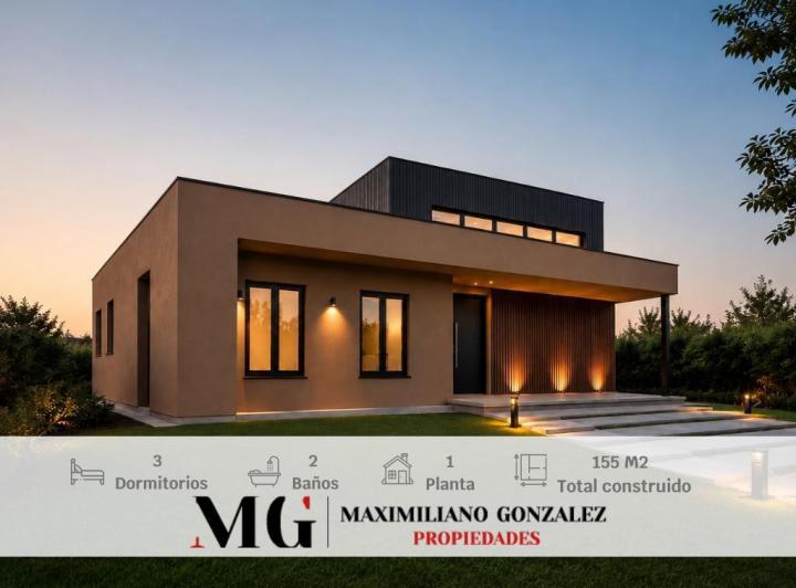 Casa · 155m² · 4 Ambientes · 1 Cochera