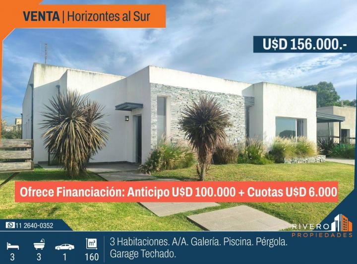 Casa · 160m² · 4 Ambientes · 1 Cochera