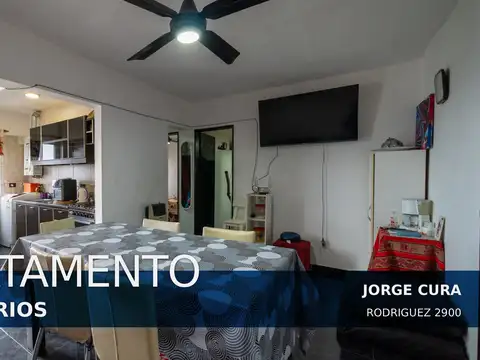 Departamento dos dorm vista despejada en venta