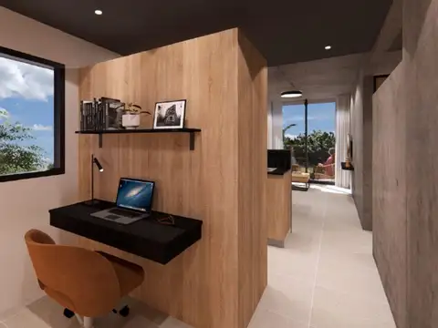 Departamento de 1 dormitoiro en construccion en abasto