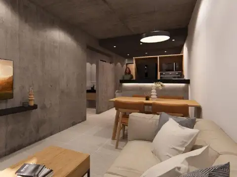 Departamento de 1 dormitoiro en construccion en abasto