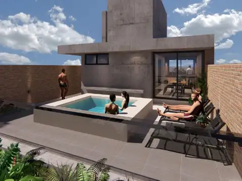 Departamento de 1 dormitoiro en construccion en abasto