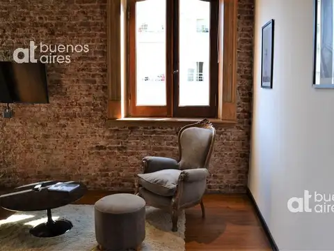 San telmo. moderno loft con detalles clásicos. alquiler temporario sin garantía.