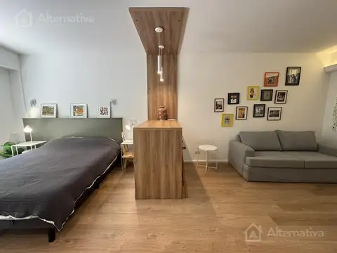 Departamento alquiler temporario mensual amoblado, palermo  1 amb.