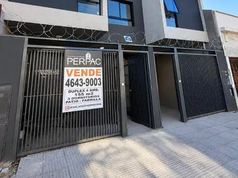 Duplex 4amb 155m2 a estrenar