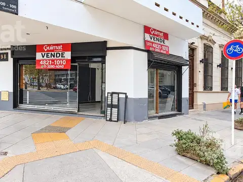 Excelente local en esquina - av. díaz vélez esquina rawson - almagro
