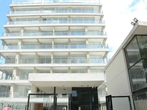 2 ambientes en pont blue piscina-gym-cine-vig. 24 hs. balcón al frente