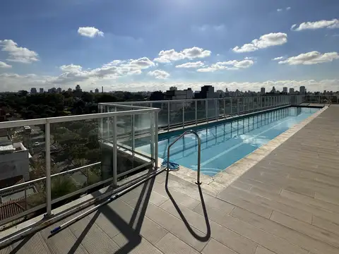 Departamento dos amb con cochera fija cubierta. full amenities.