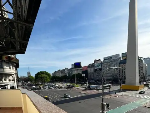 Alquiler departamento 2 ambientes amoblado en san nicolas | frente al obelisco