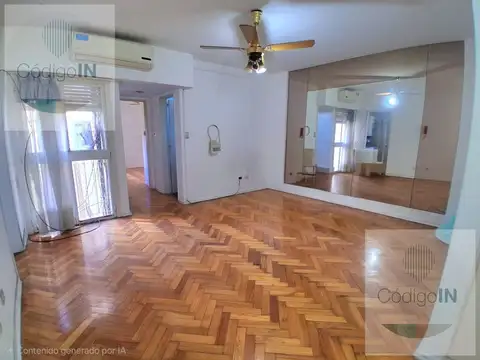 Departamento alquiler | dos ambientes luminoso | balvanera
