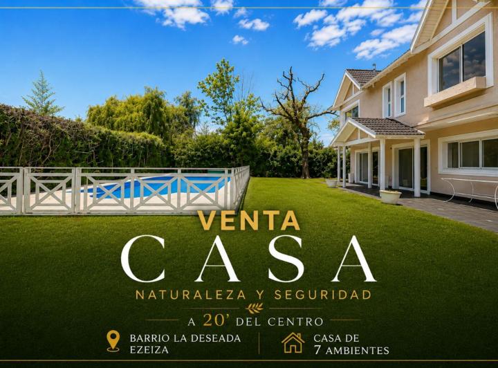 Casa · 230m² · 7 Ambientes · 4 Cocheras
