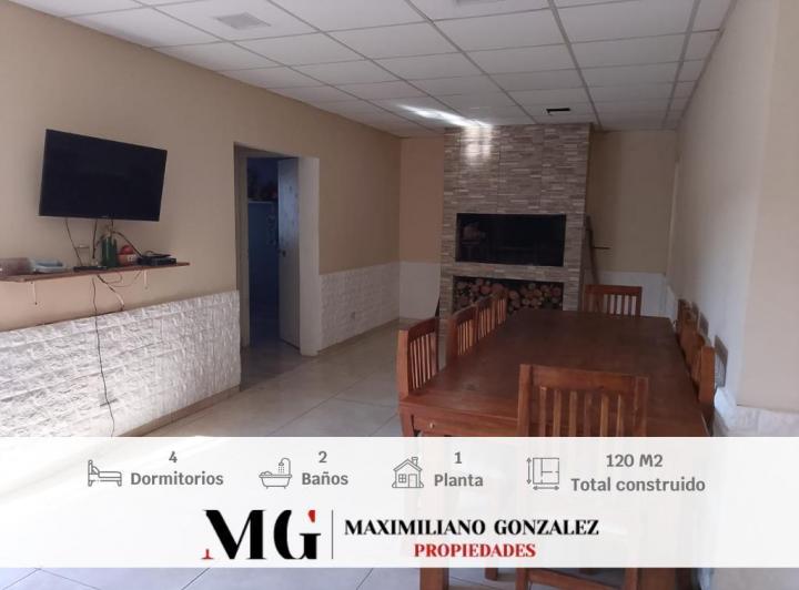 Casa · 120m² · 8 Ambientes · 1 Cochera