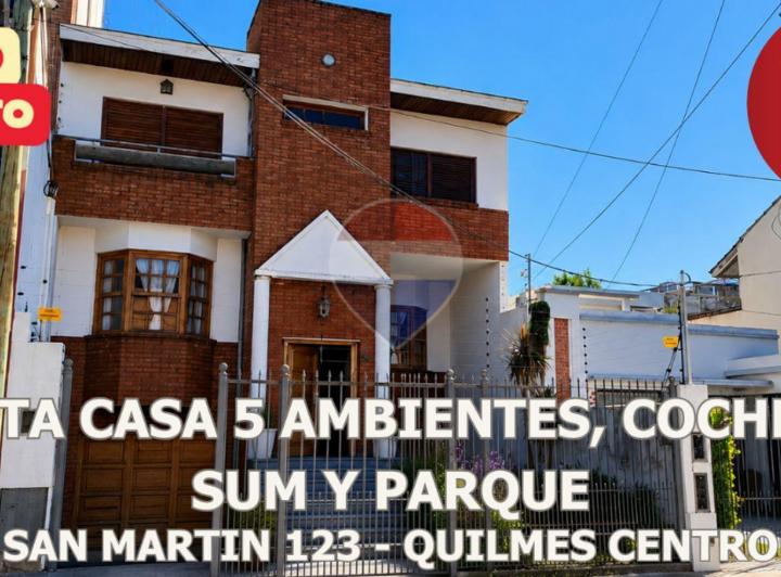 Casa · 297m² · 5 Ambientes · 3 Cocheras