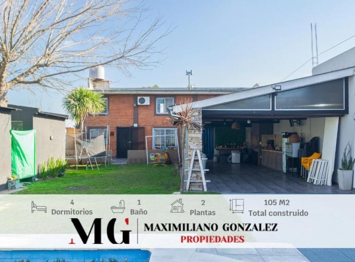 Casa · 80m² · 4 Ambientes · 1 Cochera