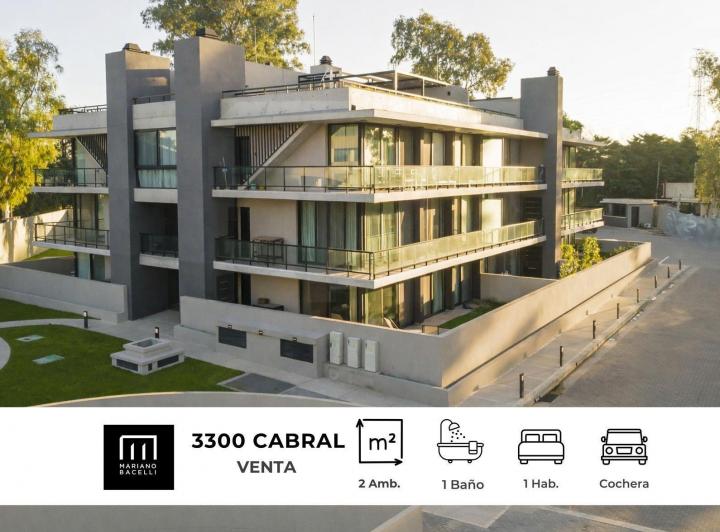 Departamento · 56m² · 2 Ambientes · 1 Cochera