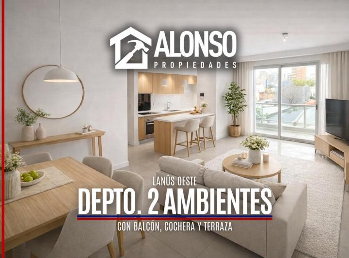 Departamento · 50m² · 2 Ambientes · 1 Cochera