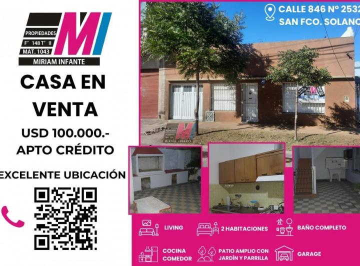 Departamento · 100m² · 2 Dormitorios · 1 Cochera