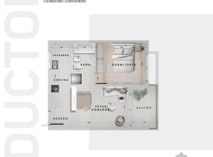 Departamento · 80m² · 3 Ambientes