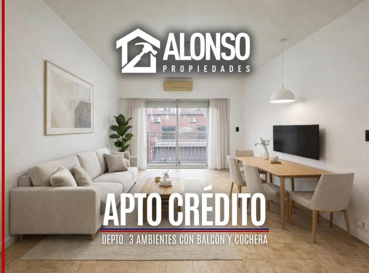 Departamento · 67m² · 3 Ambientes · 1 Cochera