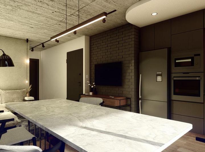 Departamento · 44m² · 2 Ambientes · 1 Cochera