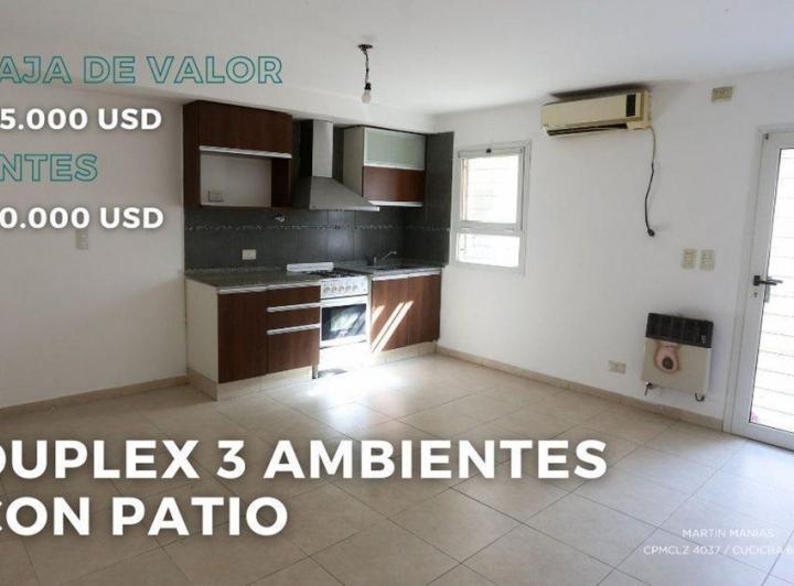 Departamento · 63m² · 3 Ambientes