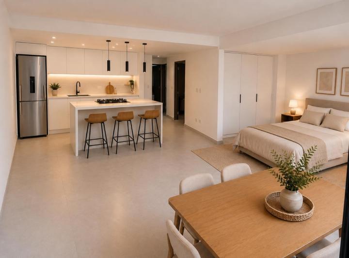 Departamento · 38m² · 1 Ambiente · 1 Cochera