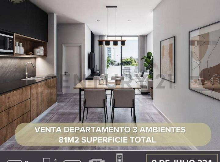 Departamento · 70m² · 3 Ambientes