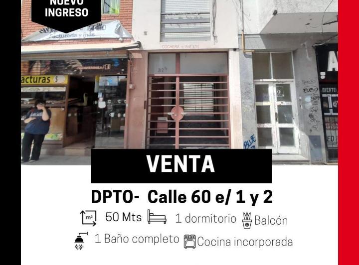 Departamento · 50m² · 2 Ambientes