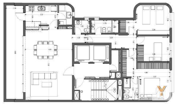 Departamento · 118m² · 5 Ambientes