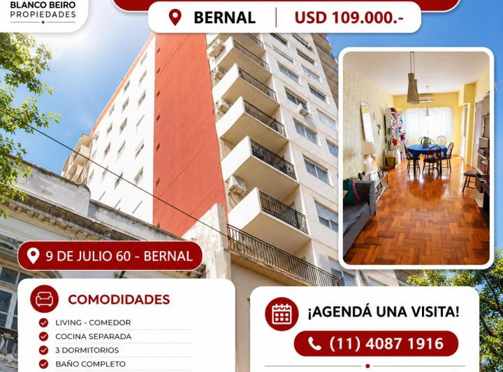 Departamento · 85m² · 4 Ambientes