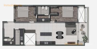 Departamento · 93m² · 3 Ambientes · 2 Cocheras