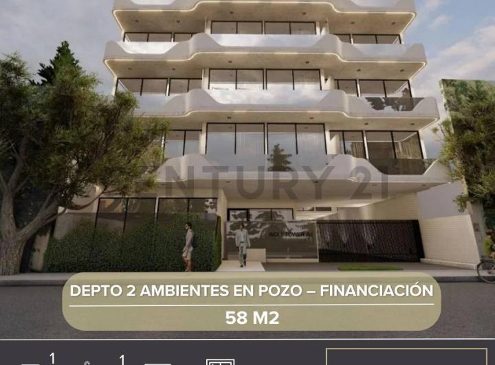 Departamento · 58m² · 2 Ambientes