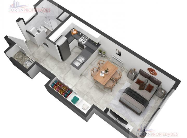 Departamento · 35m² · 1 Ambiente
