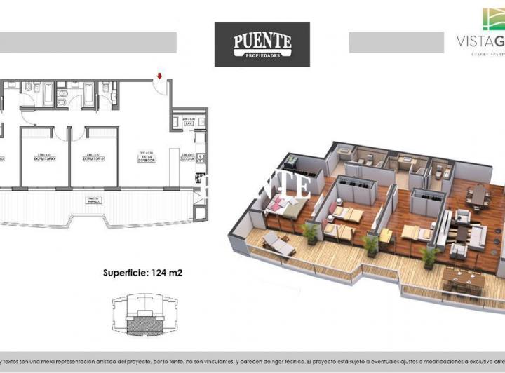 Departamento · 96m² · 4 Ambientes