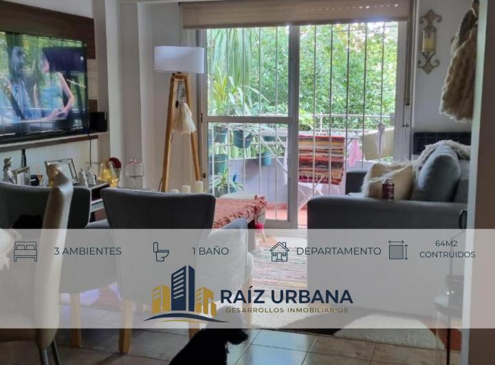 Departamento · 64m² · 3 Ambientes