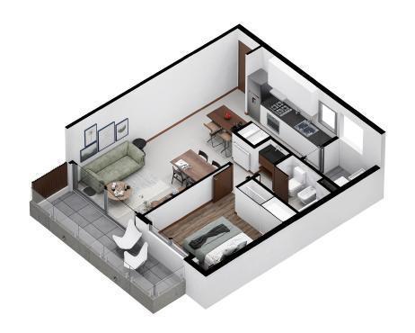 Departamento · 53m² · 2 Ambientes