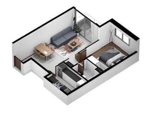 Departamento · 50m² · 2 Ambientes