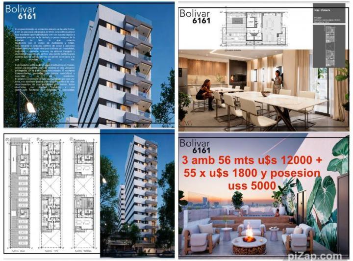 Departamento · 56m² · 3 Ambientes