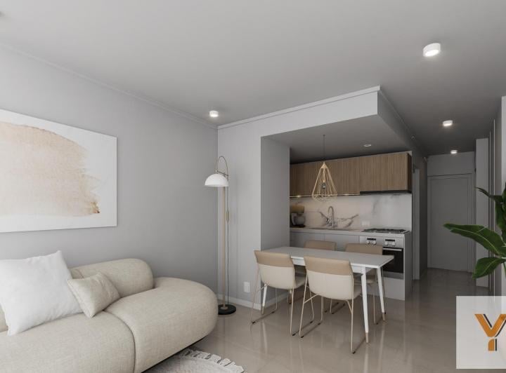 Departamento · 38m² · 2 Ambientes · 1 Cochera