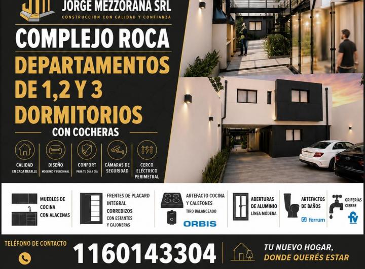 Departamento · 96m² · 2 Ambientes · 1 Cochera