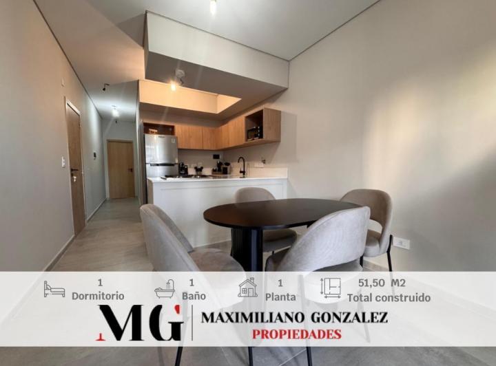 Departamento · 49m² · 2 Ambientes · 1 Cochera