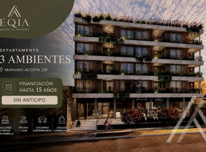 Departamento · 76m² · 3 Ambientes · 1 Cochera