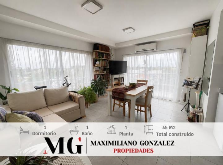 Departamento · 43m² · 2 Ambientes · 1 Cochera