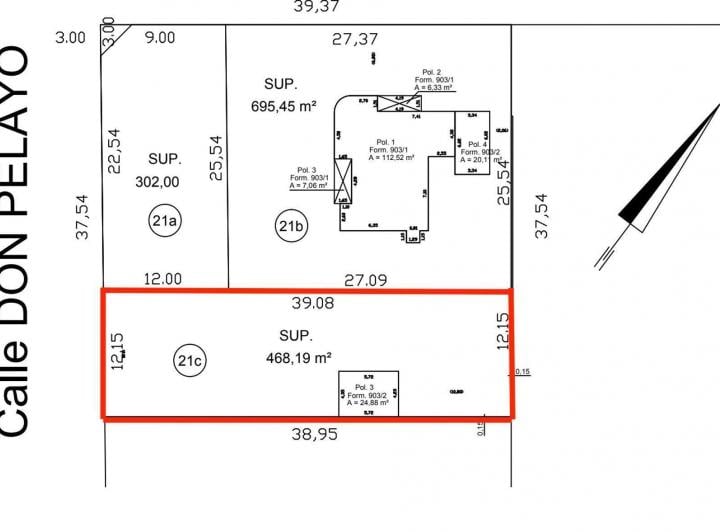 Terreno · 468m²