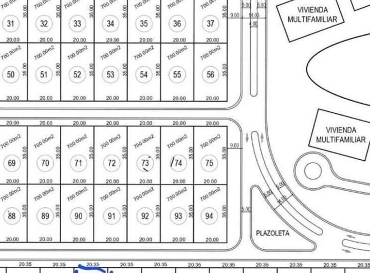 Terreno · 1000m²