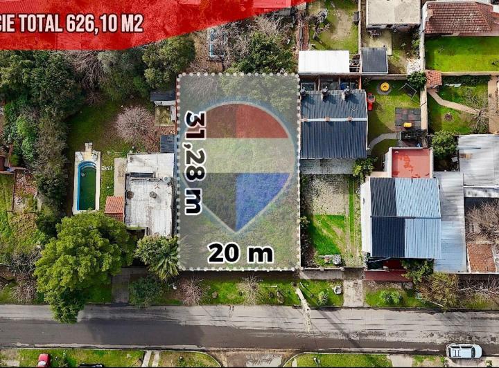 Terreno · 626m²
