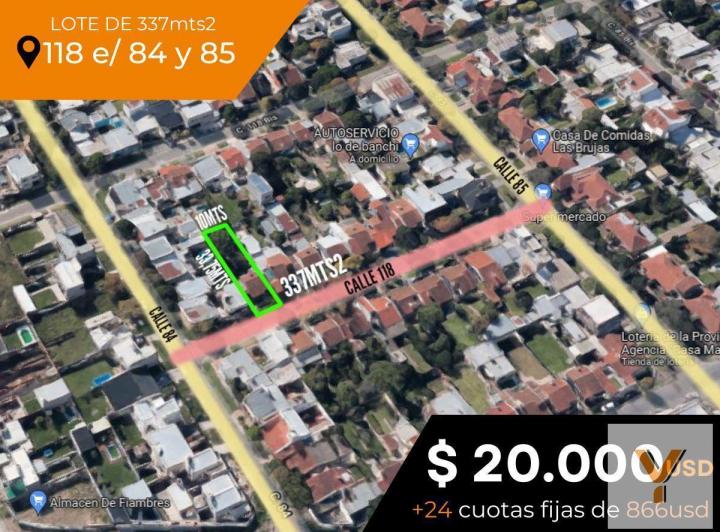 Terreno · 135m² · 3 Ambientes
