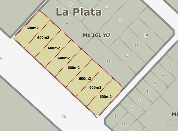 Terreno · 600m²
