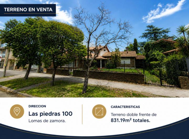 Terreno · 831m²
