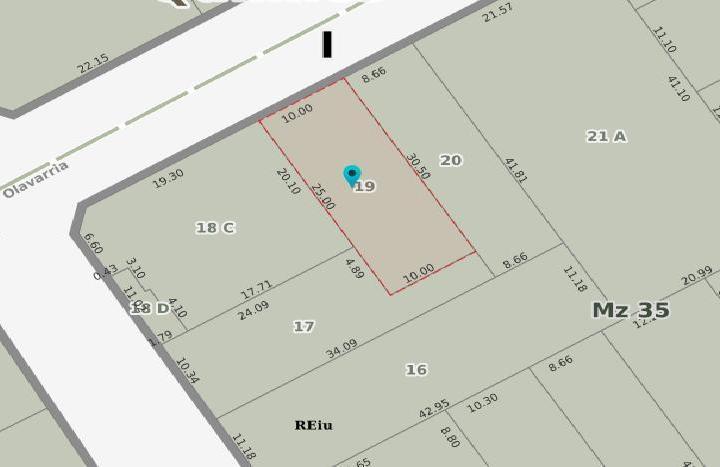 Terreno · 250m²